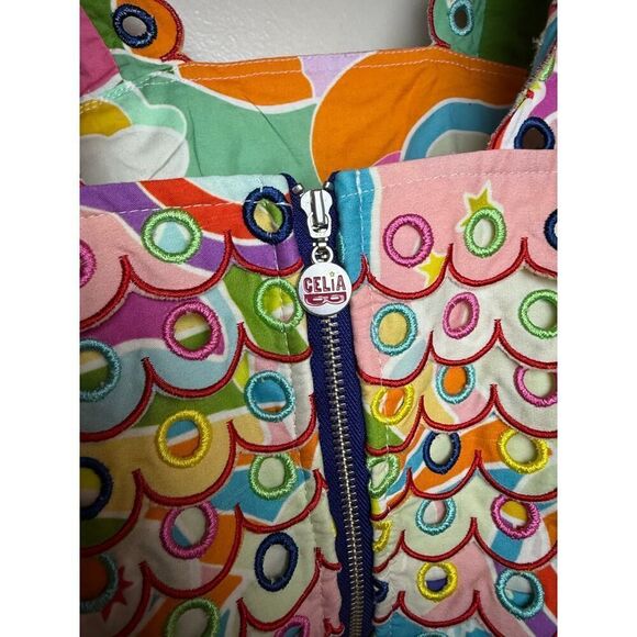 CeliaB Colorful Maia Top in Multi Sz. XS - Picture 8 of 11